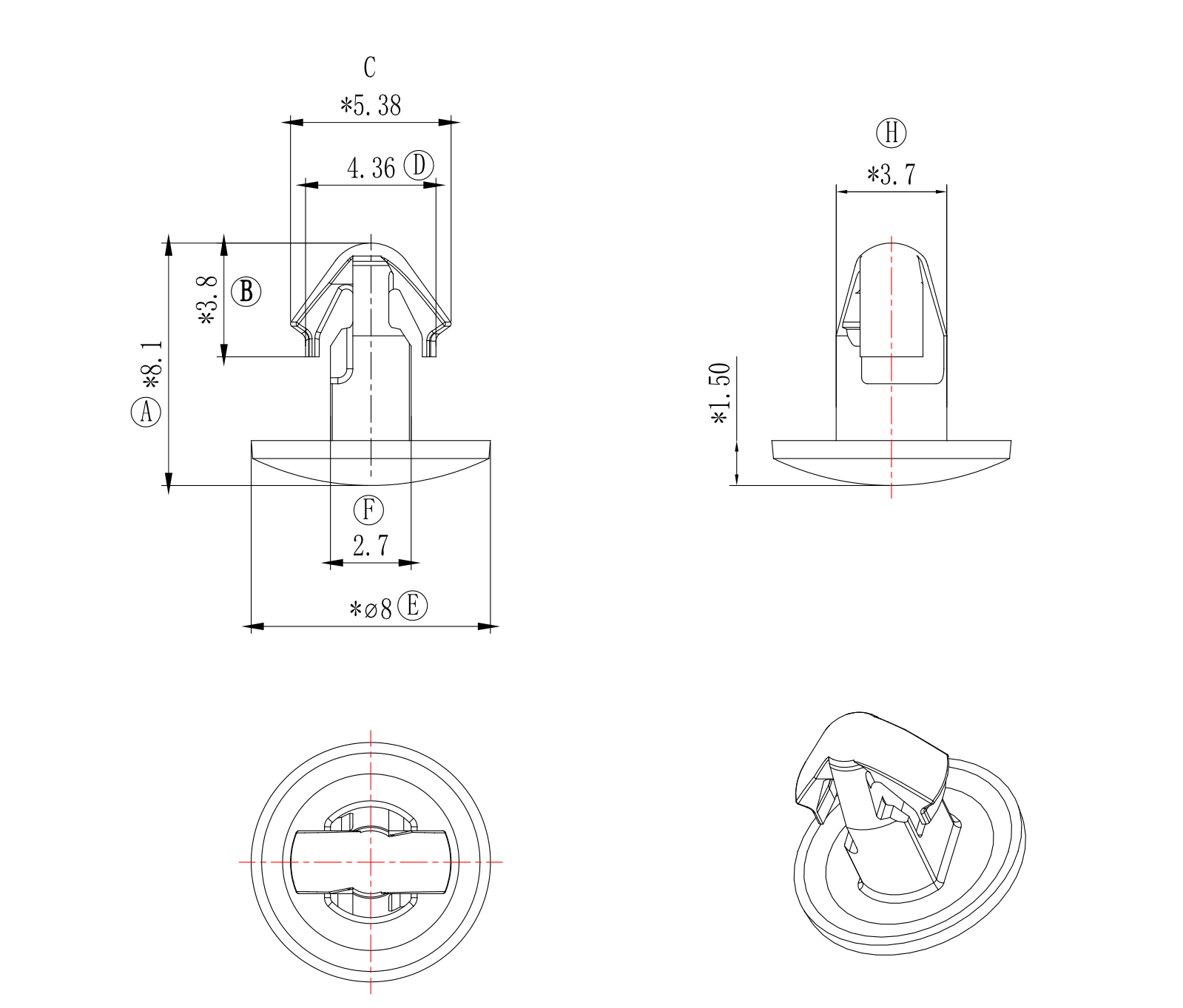 Battery Pack Fixing Clip GA-5