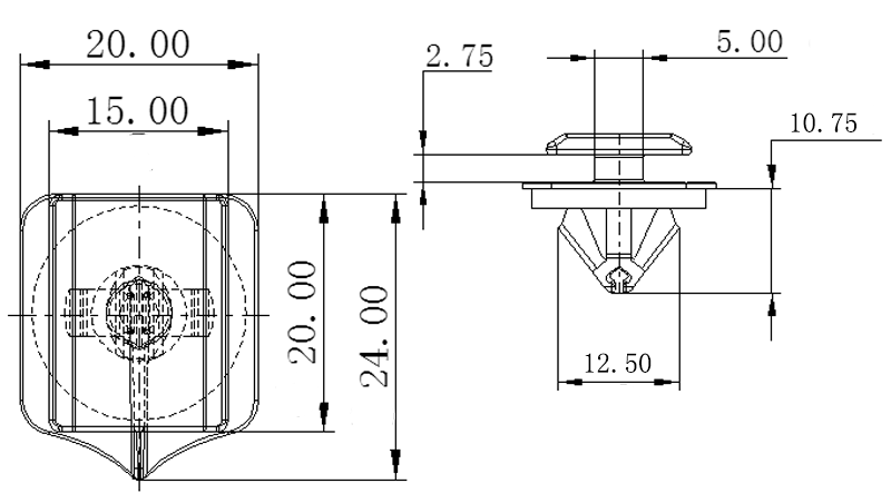 Plastic Trim Clips KJ-44